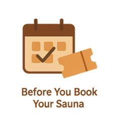 FAQ for before you book your Sauna Geneva session - icon